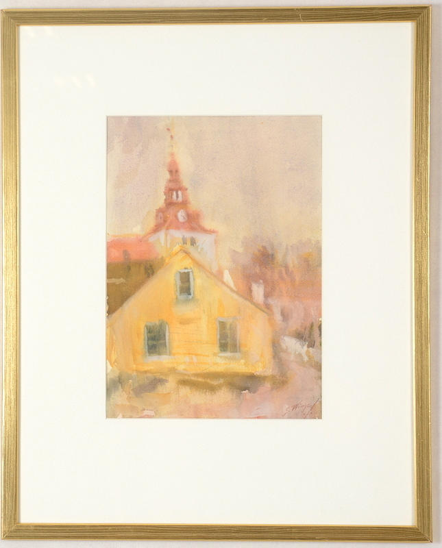 SVEN WINGE. Akvarell.