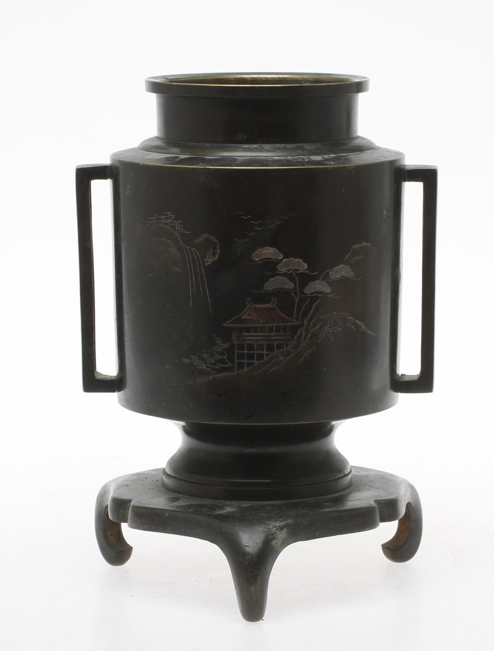 URNA/VAS, brons, Japan, sekelskiftet 1800/1900.