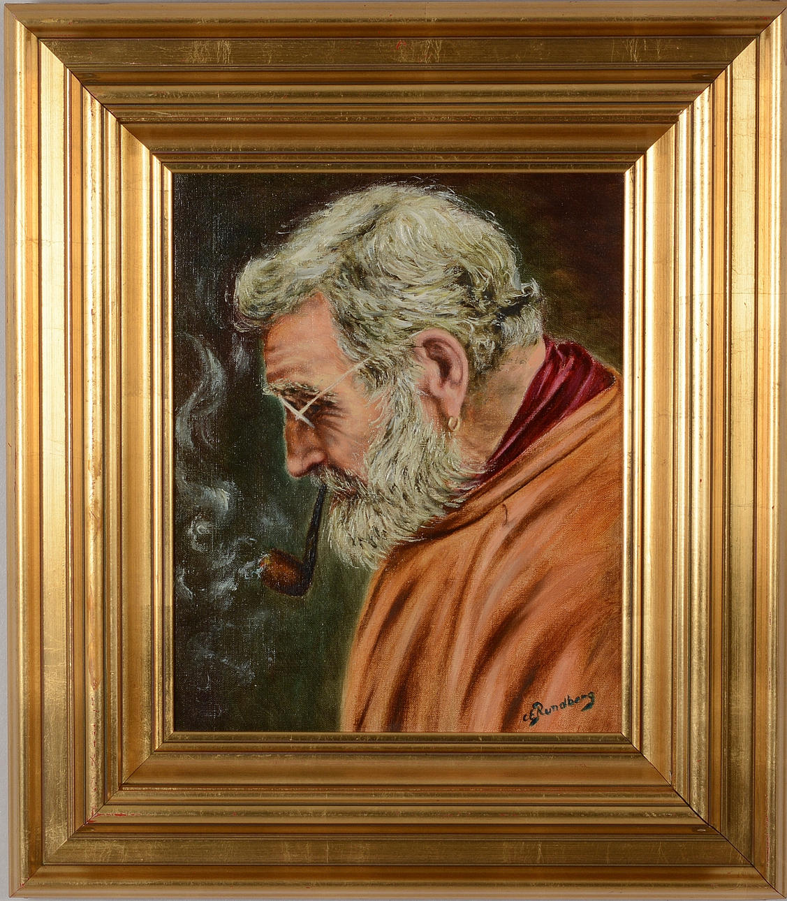 OIDENTIFIERAD KONSTNÄR. Olja på duk.