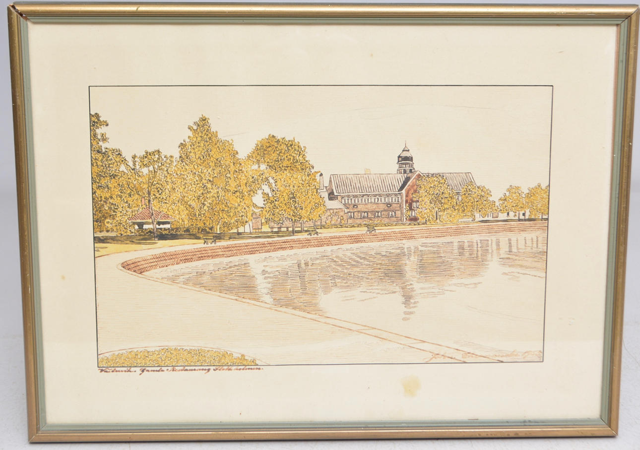 JOHN CHRONANDER. Slottsholmen i Västervik.