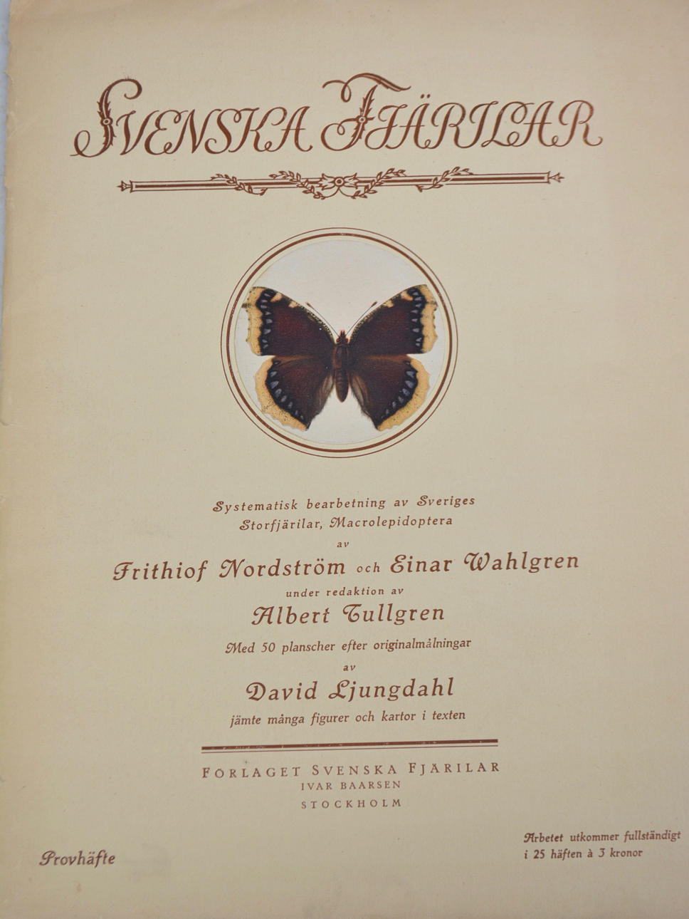 SWEDISH BUTTERFLIES.