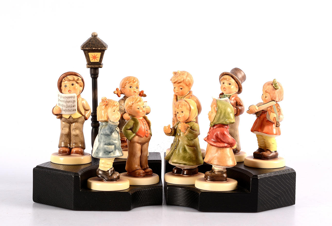 FIGURINEN, 9 Stück, MJ Hummel, Goebel.
