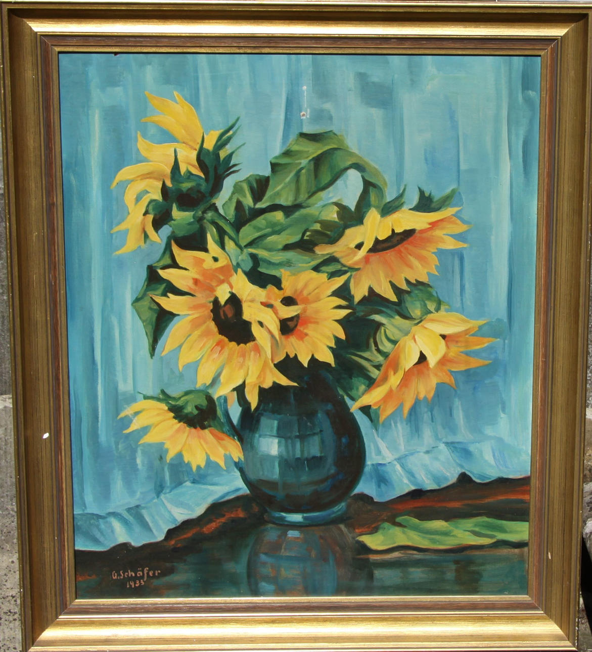 G.SCHÄFER. SONNENBLUMEN.