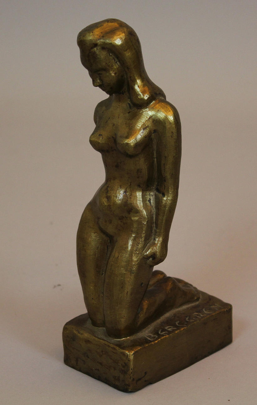 SIGGE BERGGREN. Modell. Brons. Signerad Berggren.