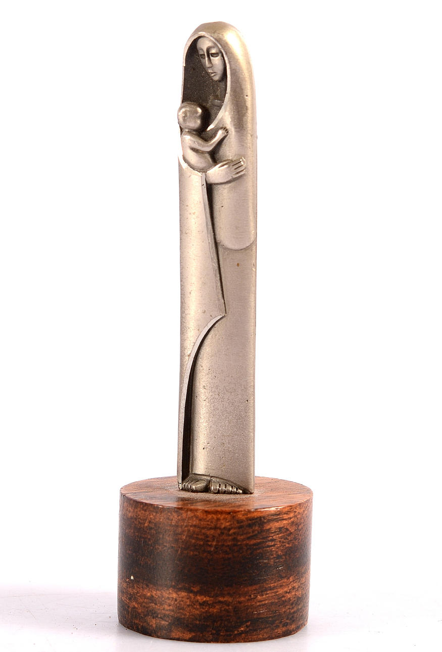 SCULPTURE, pewter, Ottaviani, Italy.