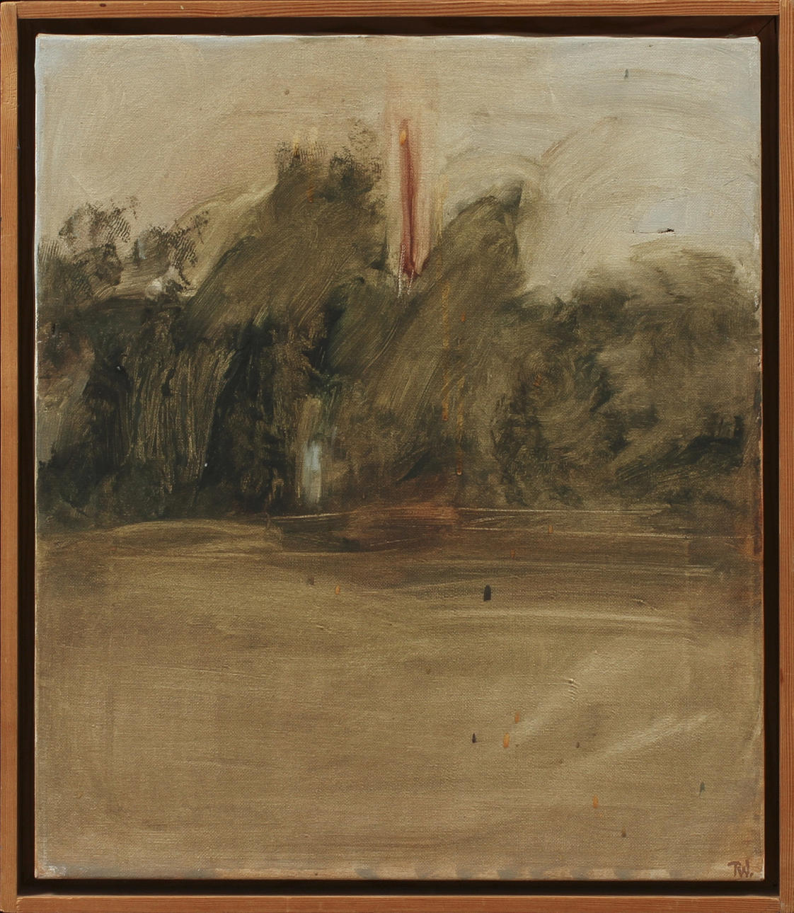 THOMAS WILLARD. Olja på duk, signerad.