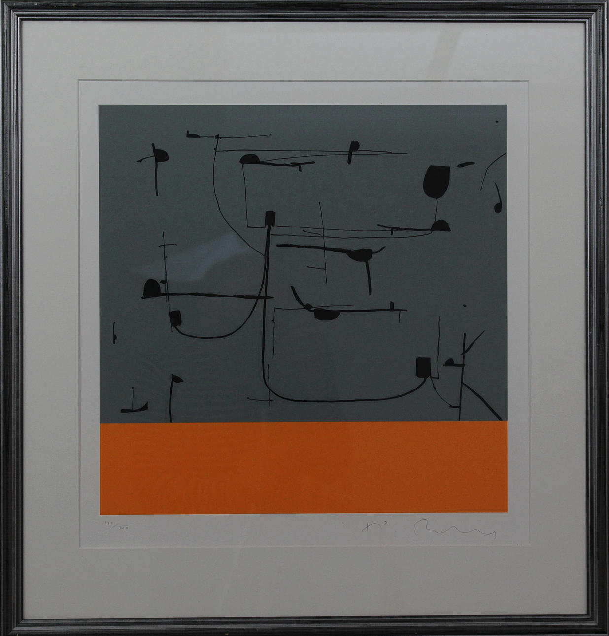 HÅKAN BERG. Komposition. Färgserigrafi. Signerad. 188/300.