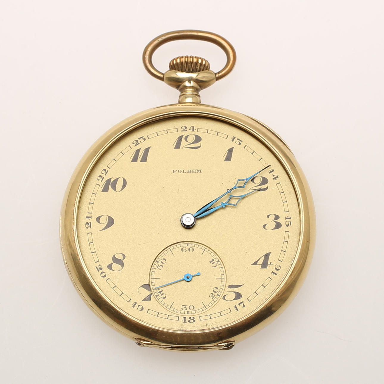 POCKET WATCH, Polhem, 14k gold.