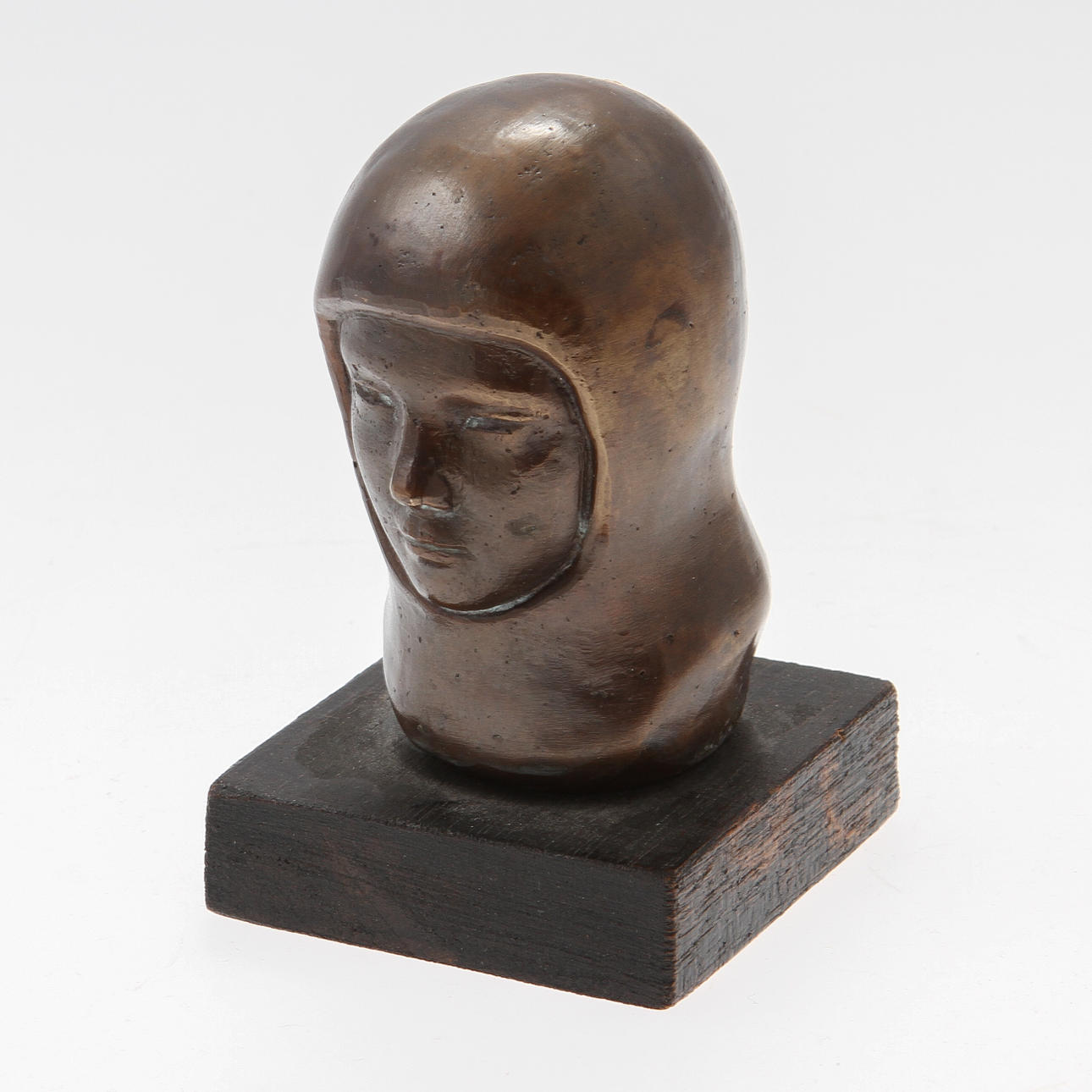 JOHANNES COLLIN. SKULPTUR, brons, signerad, 1900-tal.