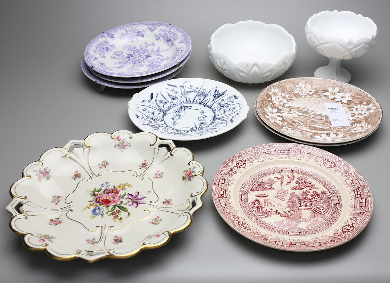 SKÅLAR, TALLRIKAR, porslin, 1900-tal.