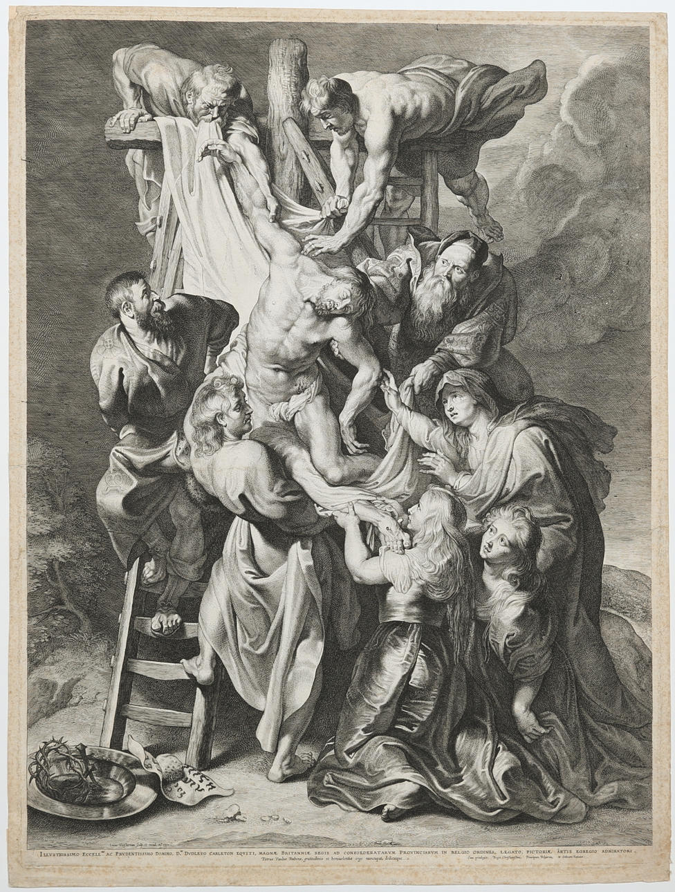 AFTER PETER PAUL RUBENS. etching, 18th/19th century.