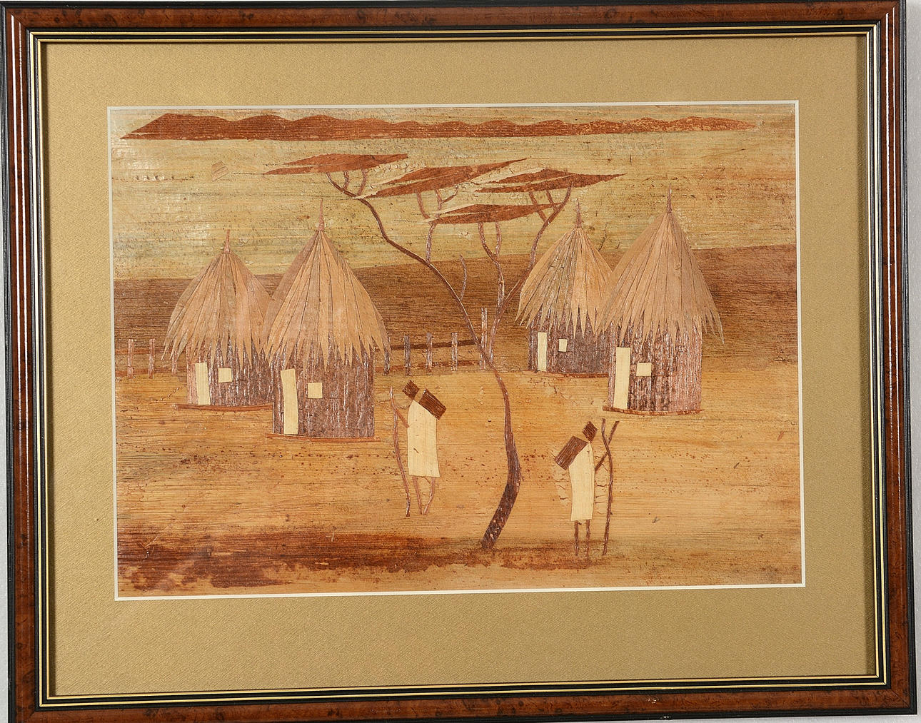 OKÄND KONSTNÄR. Board, bananfiber, 20. århundrede.