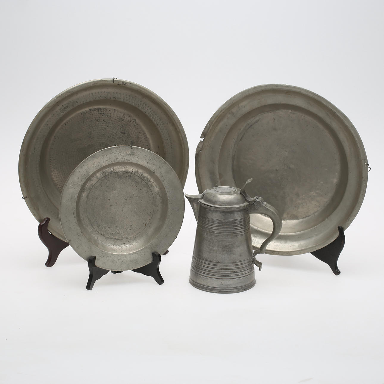 TINAESINEET, 4 kpl, 1800-luku.