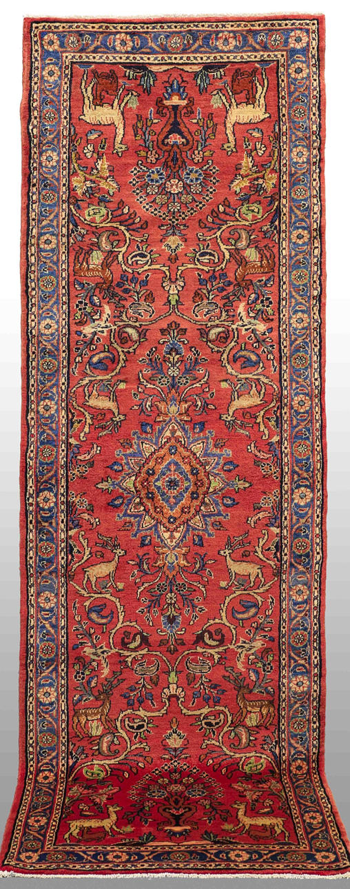 CARPET, Persian, rubable, gallery model, 280 x 87 cm.
