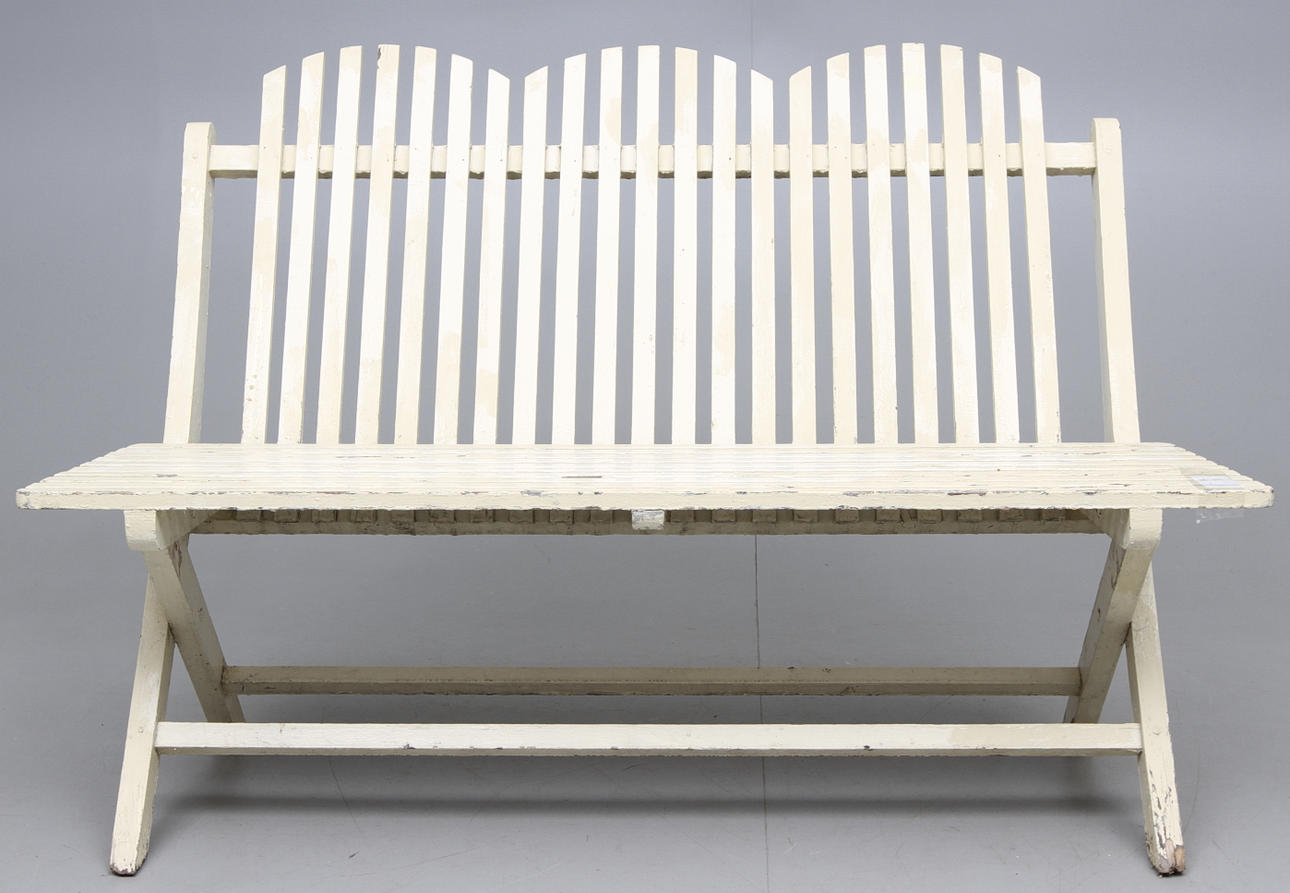 TRÄDGÅRDSSOFFA, ribbmodell, 1900 tal.