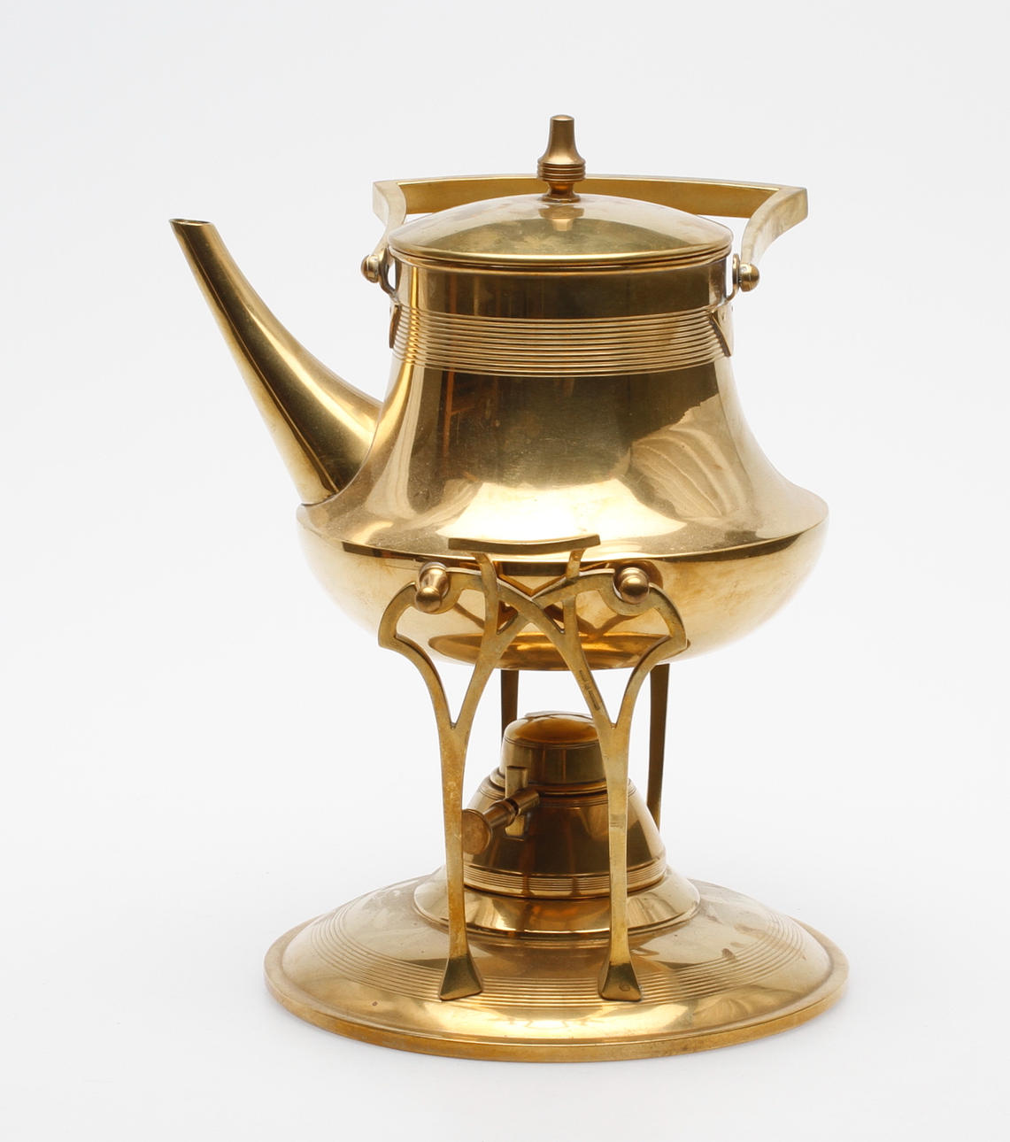 TEKANNA med RESCHAUD, metall, 1900-talets första hälft.