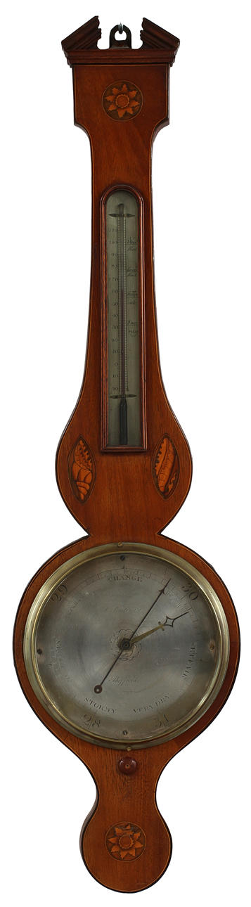 BAROMETER, A Prestinari, Sheffield, 1800-tal.