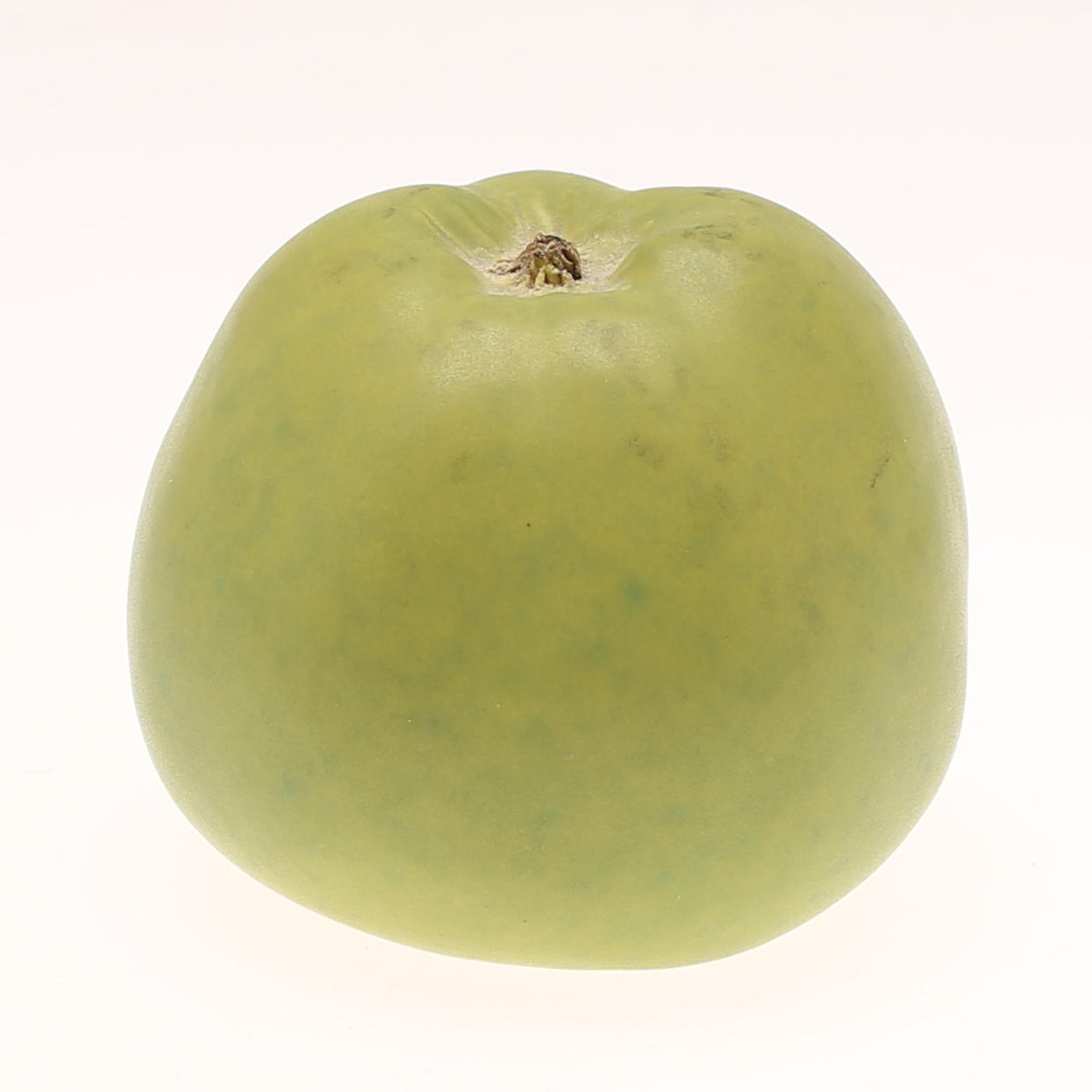 SCULPTURE, ceramic, apple, signed Ingrid Herrlin.