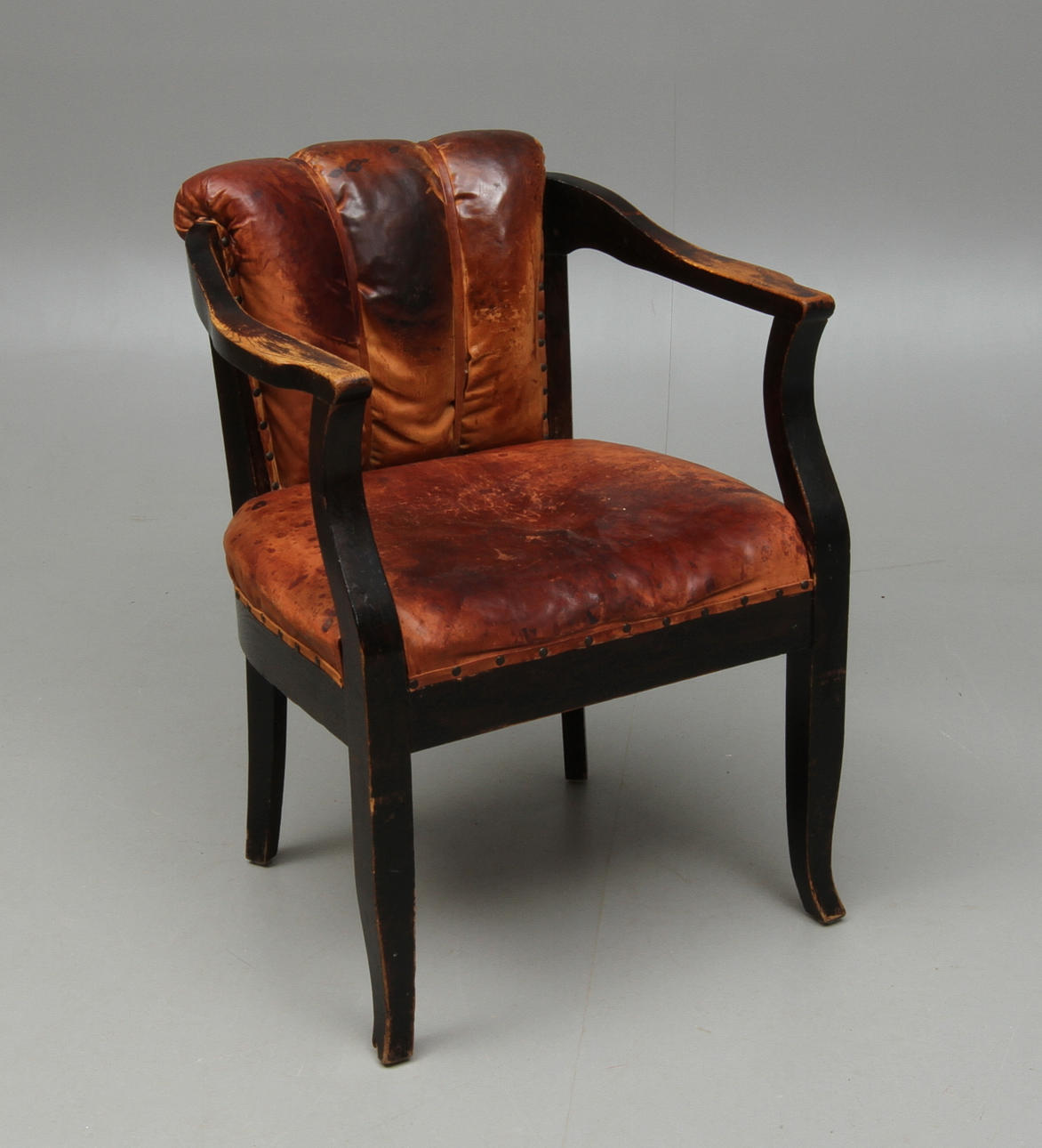 KARMFÅTÖLJ, jugend, 1900-tal.