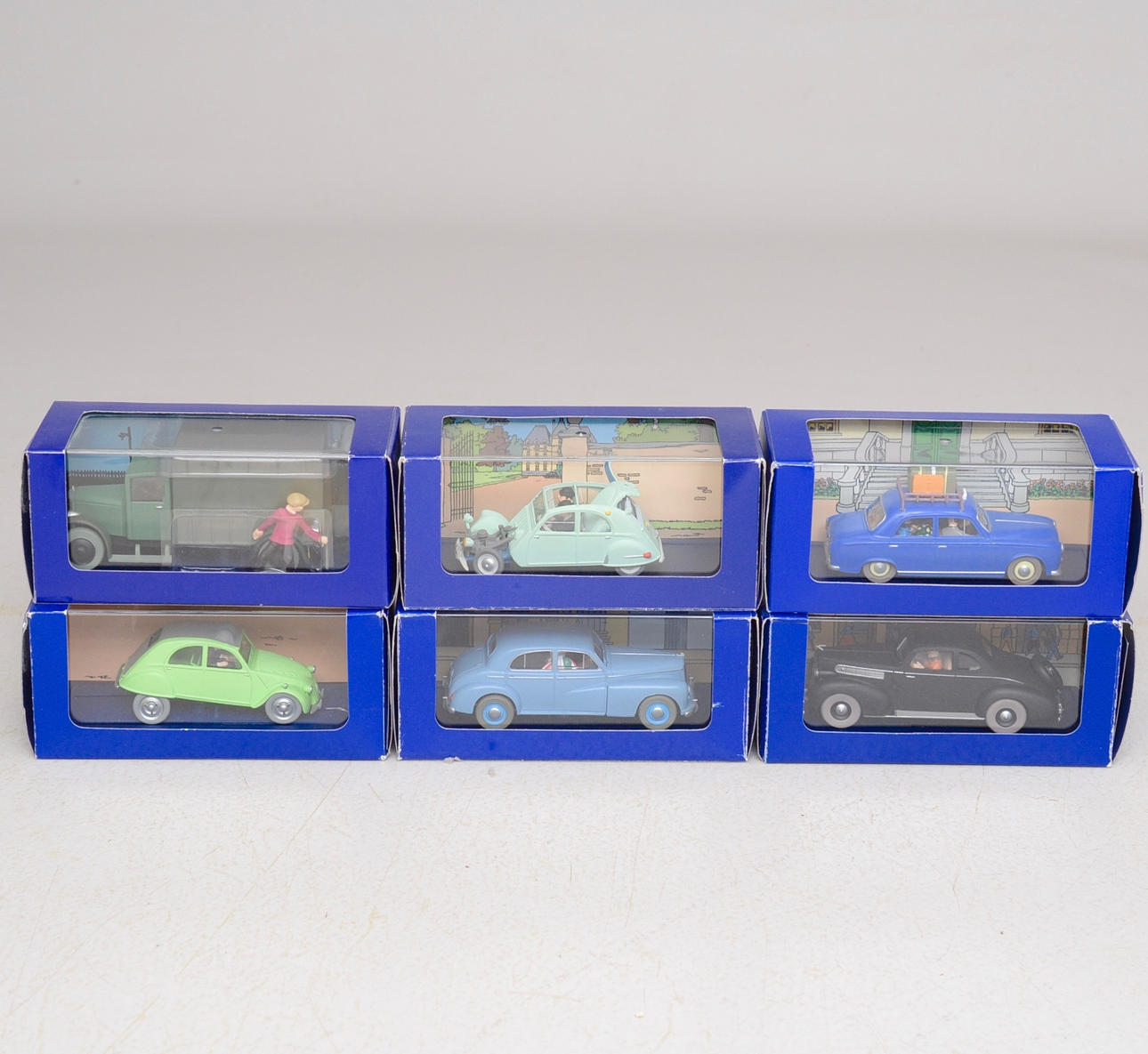 TINTIN, modellbilar.