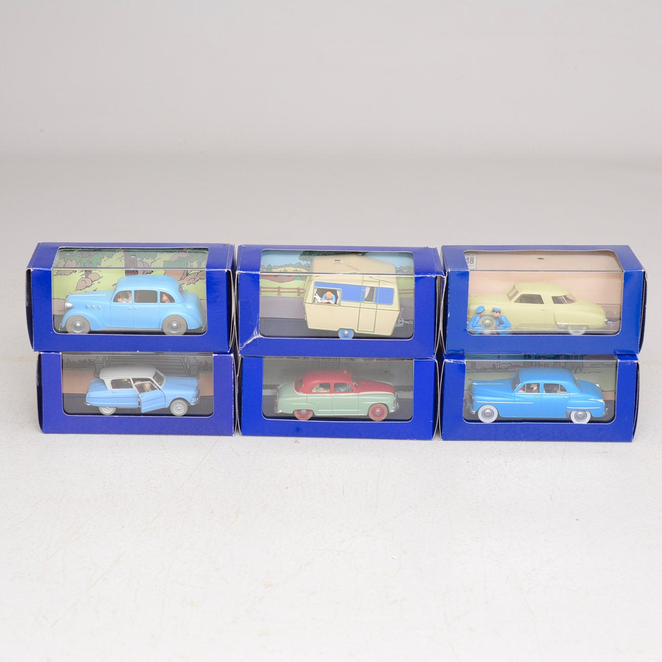 TINTIN, modelbiler.