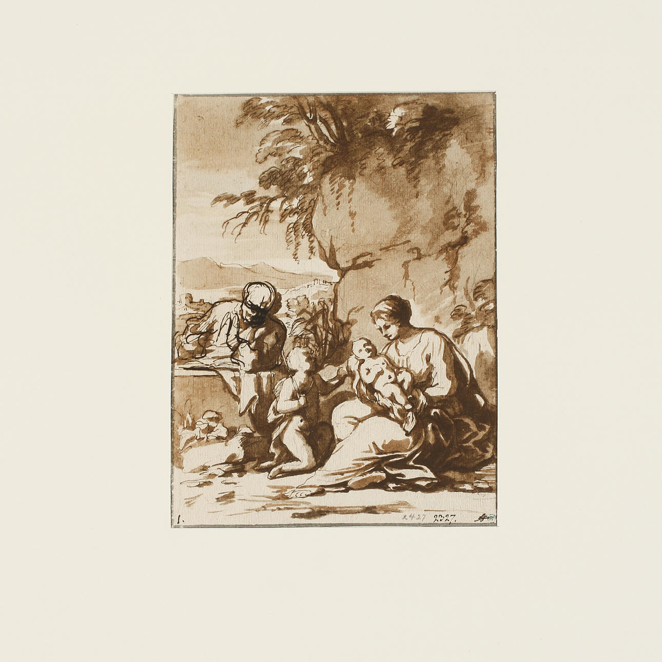 GRAFISKA BLAD, efter Nicolas Poussin.