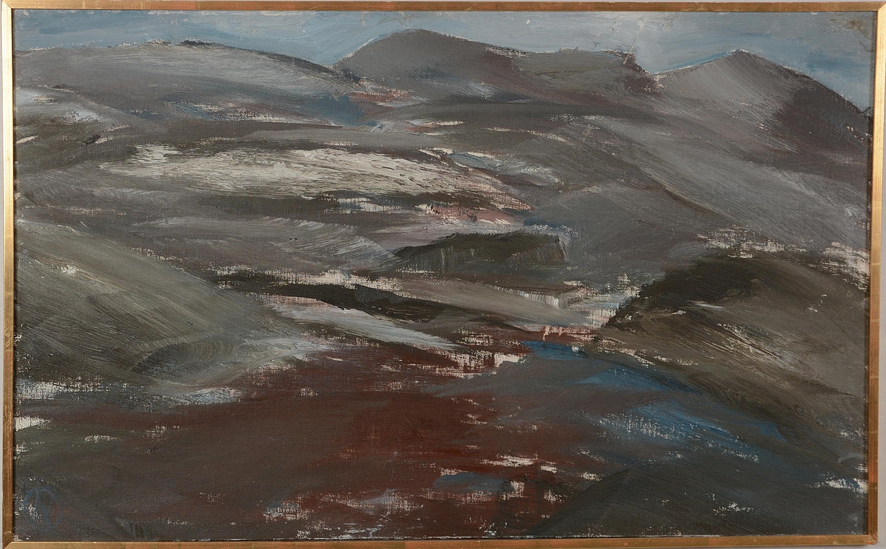 NILS OLSSON. Öl auf Leinwand.