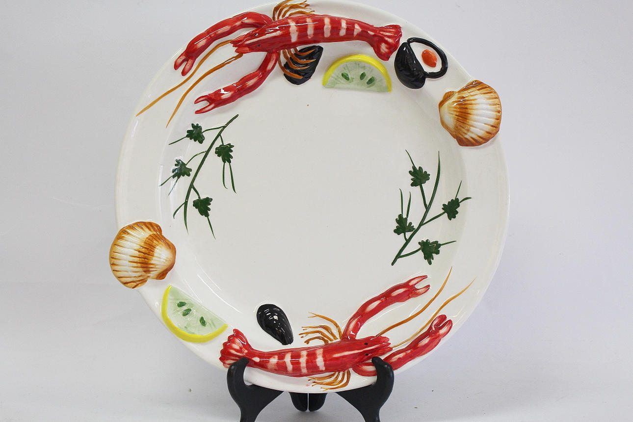 CANCER DISH, porcelain.