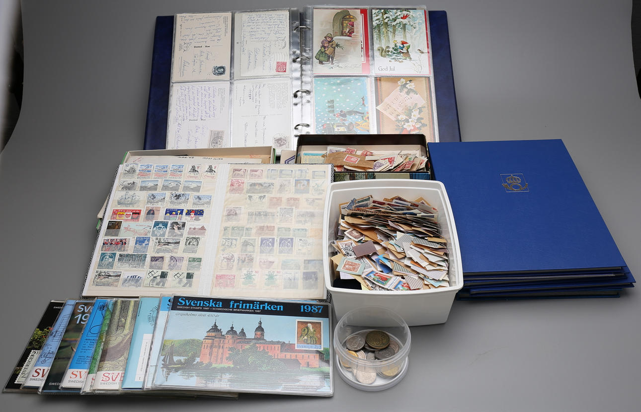 PARTI FRIMÄRKEN, VYKORT.