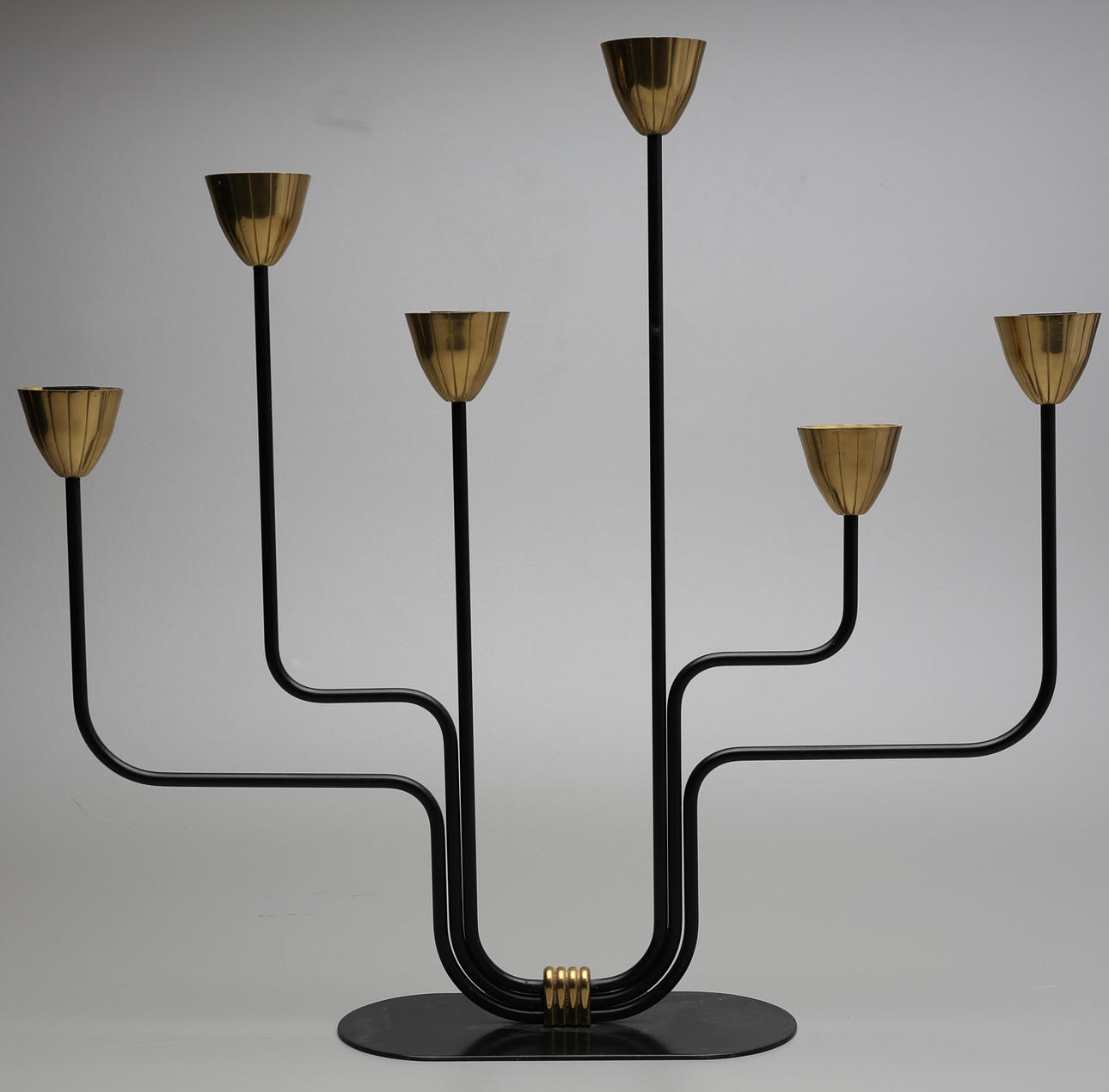 CANDELABRO, latón, Gunnar Ander, Ystad Metall, 1900.