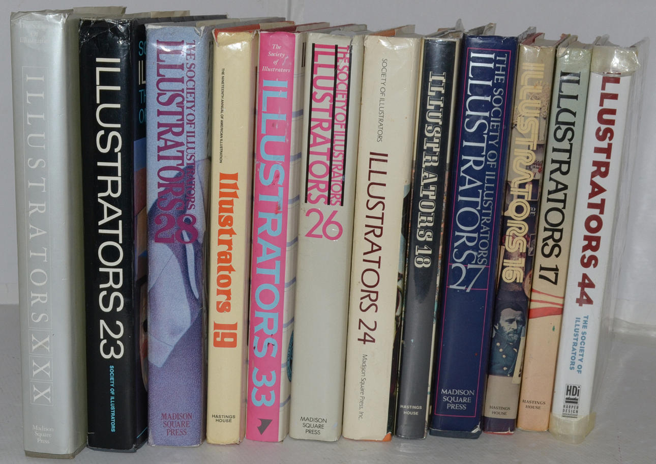 Annual of the Society of Illustrators: 12 volumes. Books, Maps 