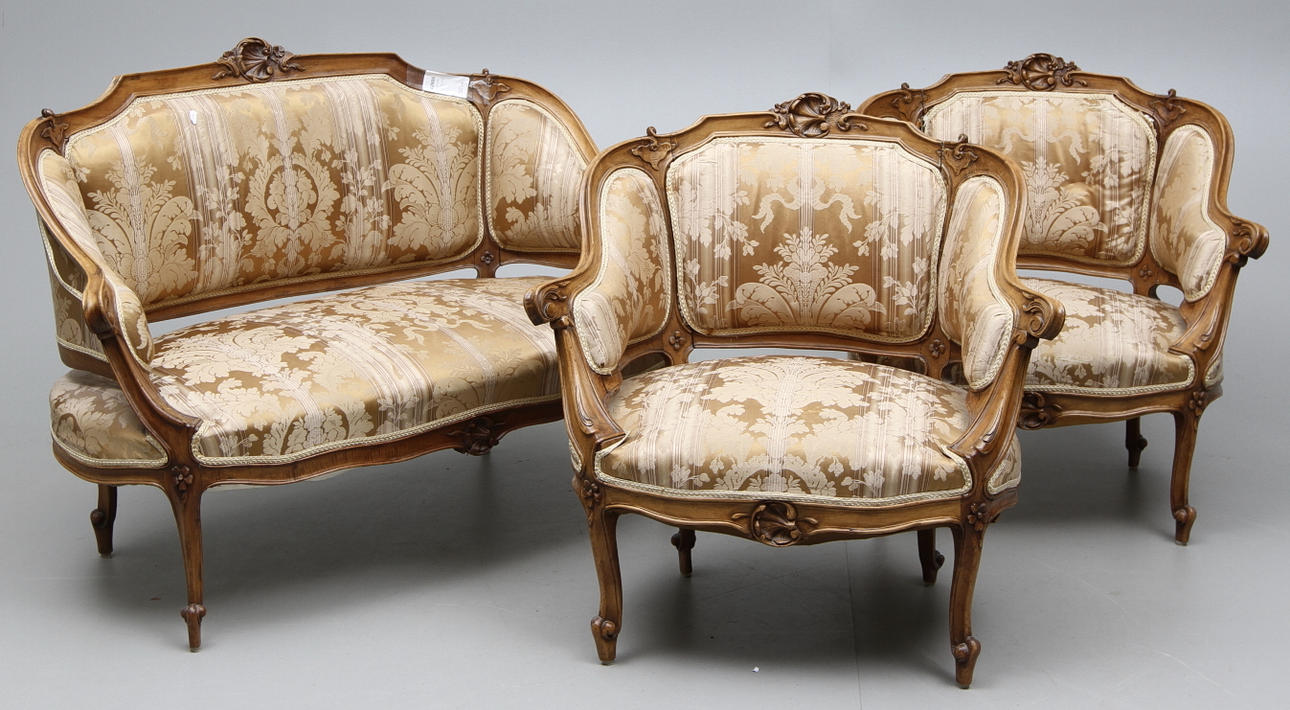 SALONGSGRUPP, 3 delar.1900-talets första hälft.