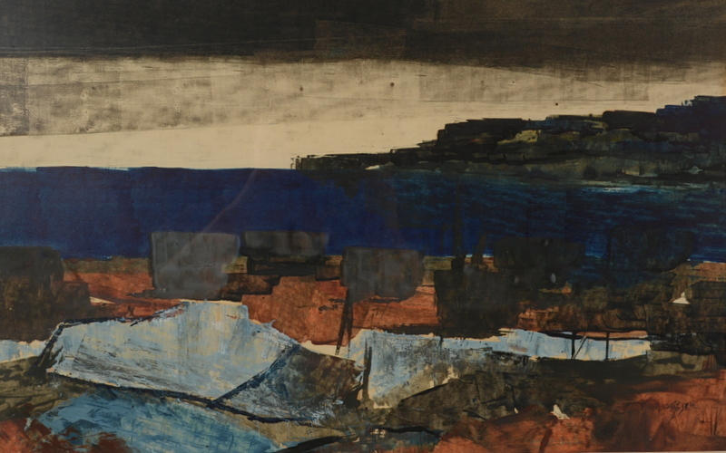 HENNING PAULSSON. Gouache.