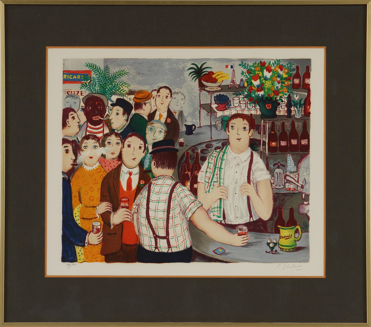 LENNART JIRLOW. färglitografi, sign 192/300.