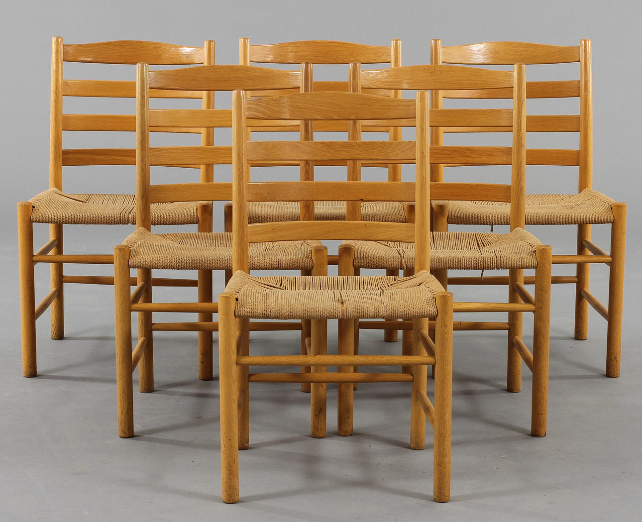 STOLAR, 6 st, "Kyrkstolen", Kaare Klint.