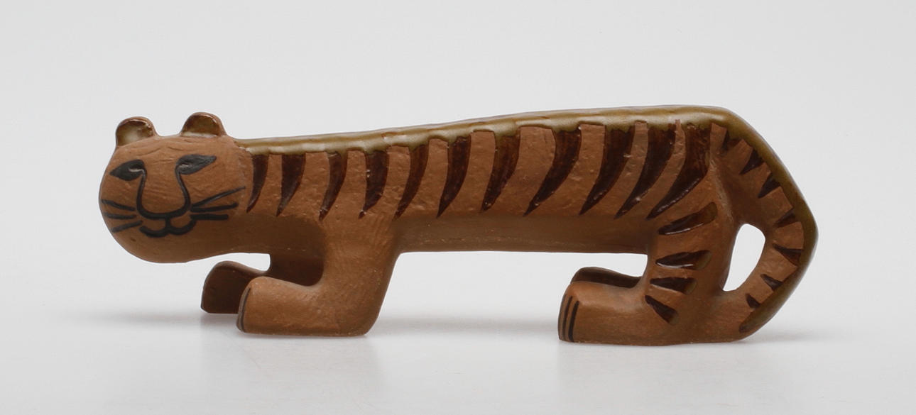 FIGURIN, stengods, Lisa Larson, Gustavsberg, stämpelsign.