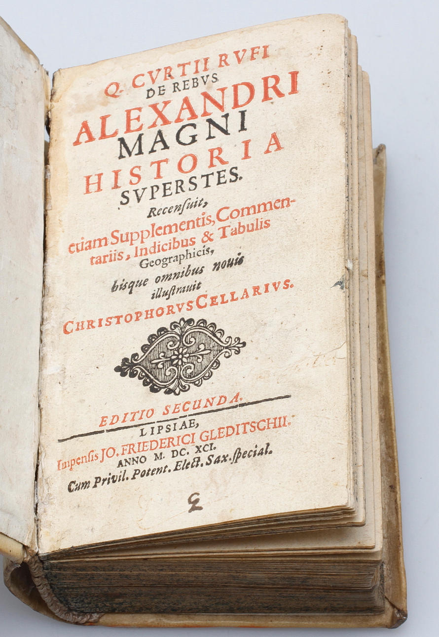 BOK, Alexandri Magni Historia, Christophorvs Cellarivs. 1691.