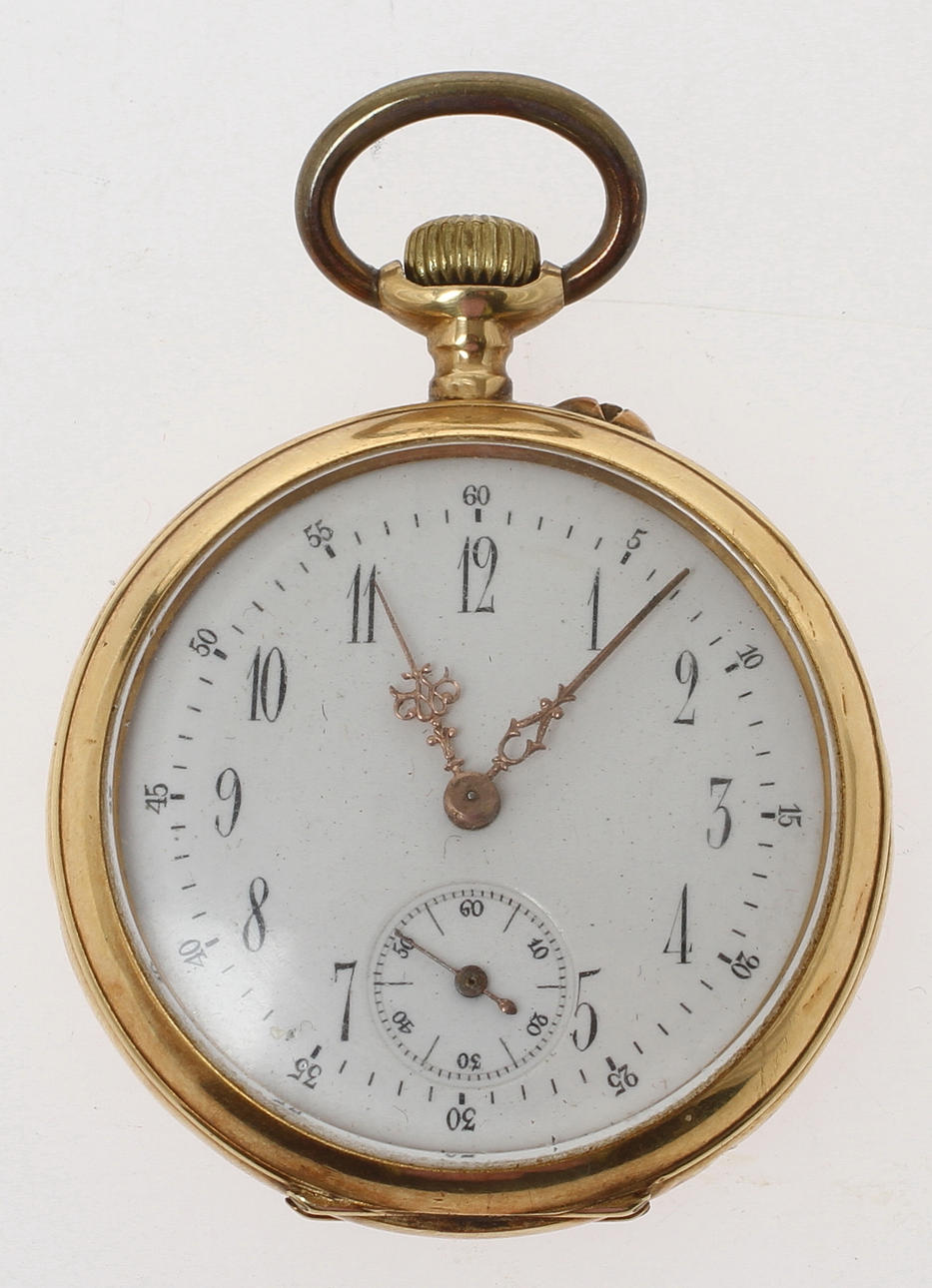 MORMORSUR, 18k guld, Remontoir Cylindre, 10 Rubis.