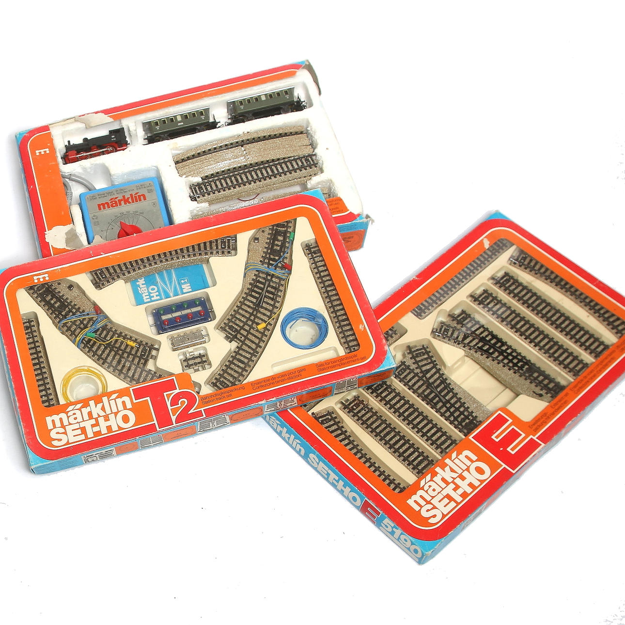 MODELLBAHN-SET, 3-tlg. H0, Märklin, 2920, 5190 und 5193.