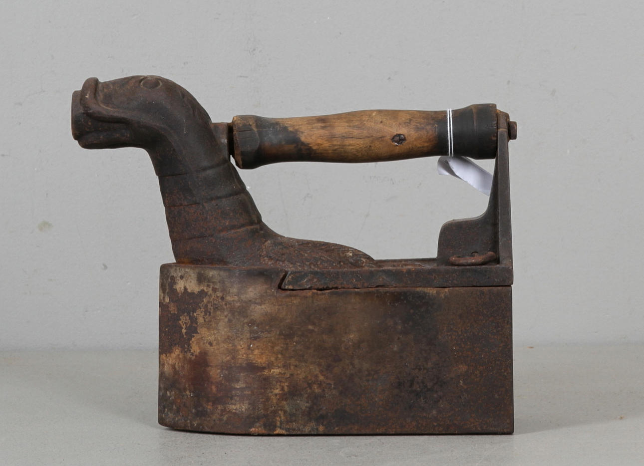 STRYKJÄRN, skrädderi, gjutjärn, 1800-tal.