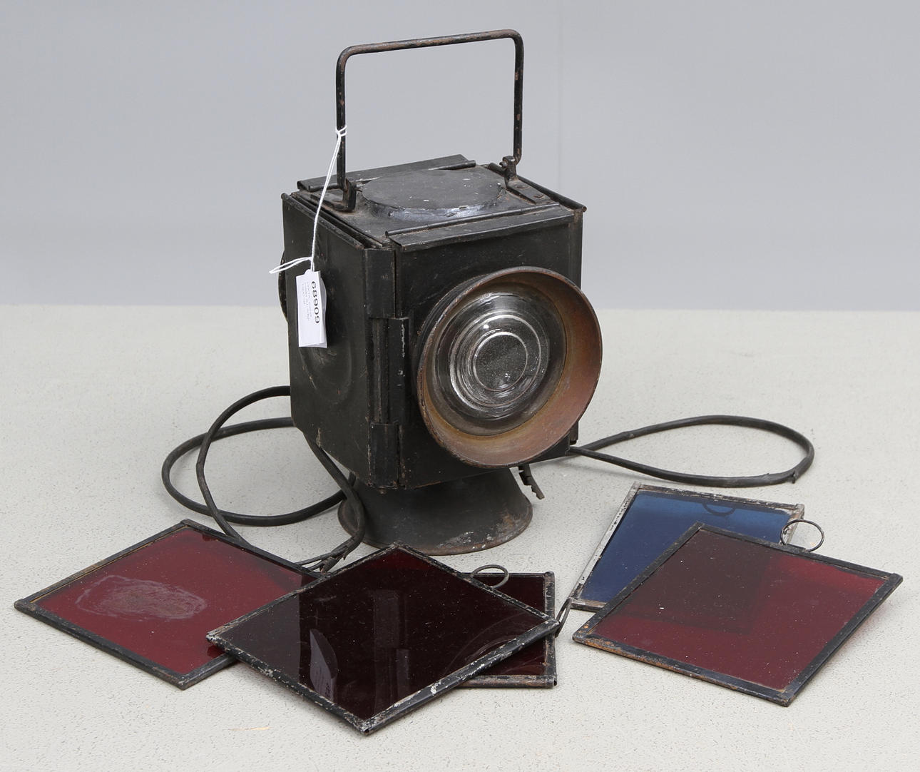 LYKTA, metall, märkt SJ, tidigt 1900-tal.