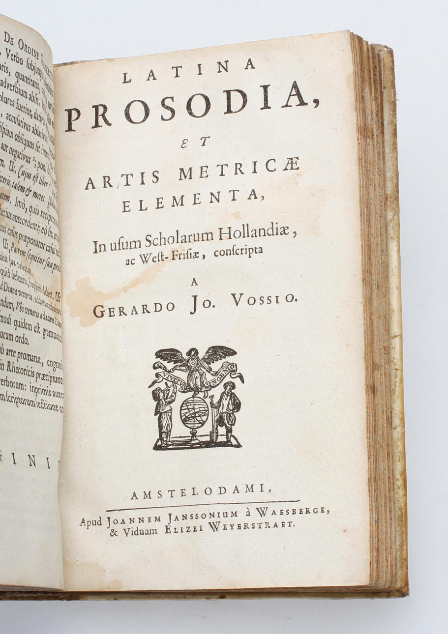 BOK, latinsk översättningsbok, tryckt Amsterdam 1669.