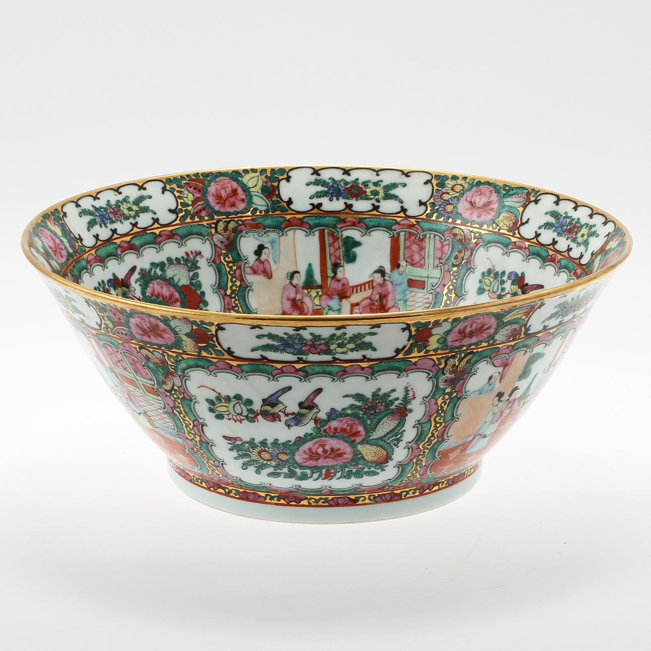 BÅLSKÅL, porslin, Kina, Kanton, 1900-talets slut.