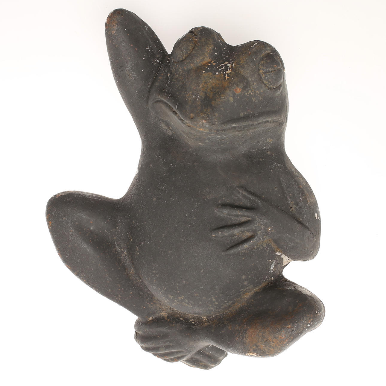 PUUTARHAKUVA, sammakko, valurauta.