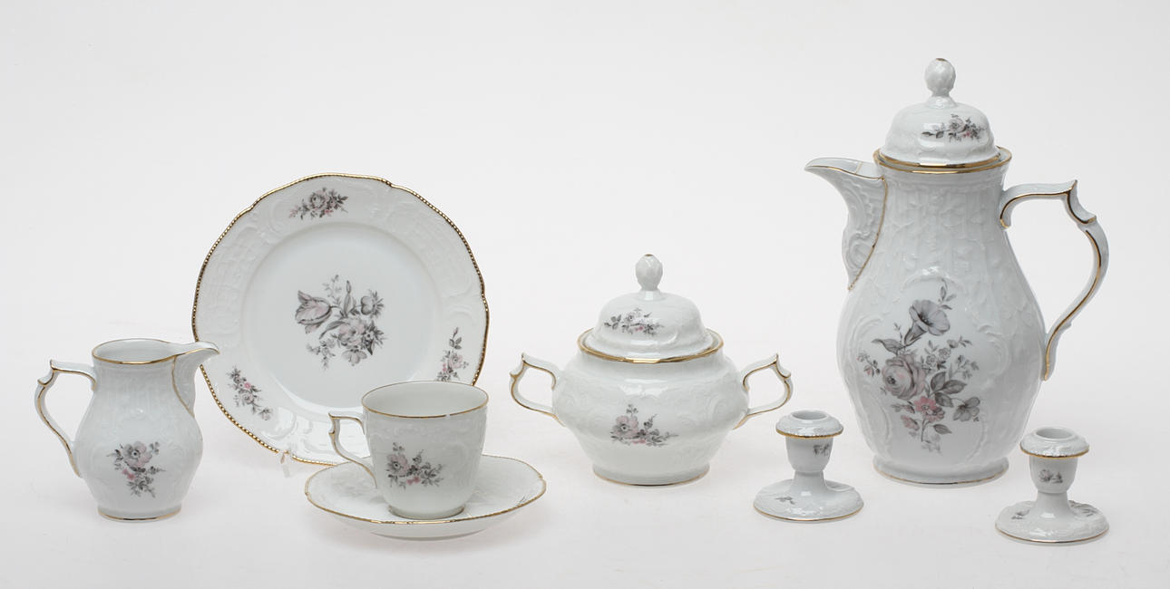 KAFFESERVIS, 26 delar, porslin, Rosenthal.