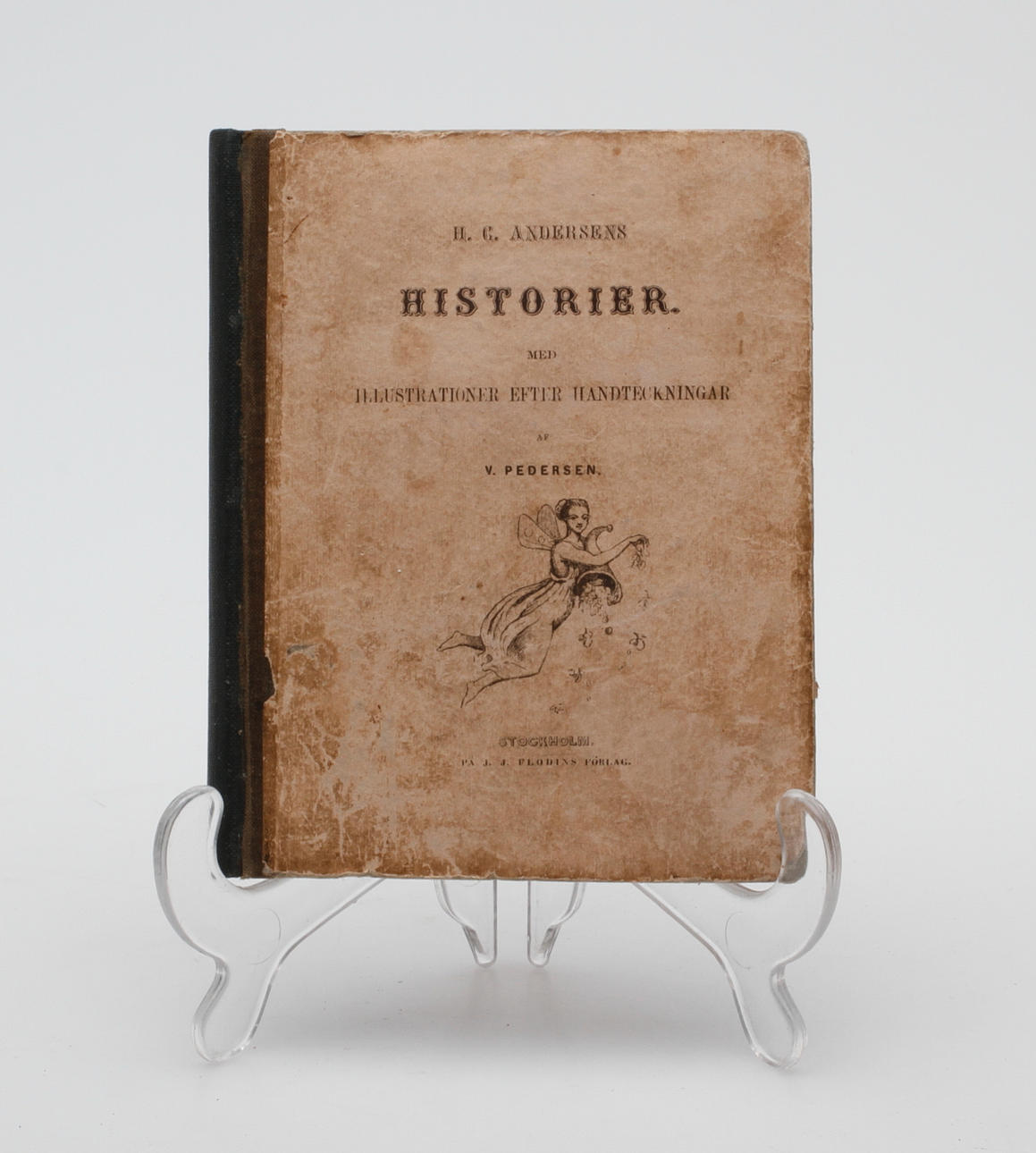 BOK, H.C Andersen, Historier med illustrationer efter handteckningar af V. Pedersen, 1856.