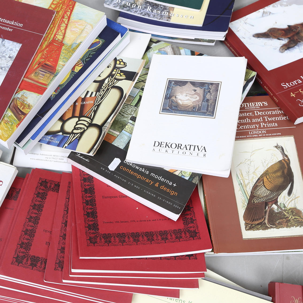 AUCTION CATALOGUES, large A Collection, i.a. Sotheby's.