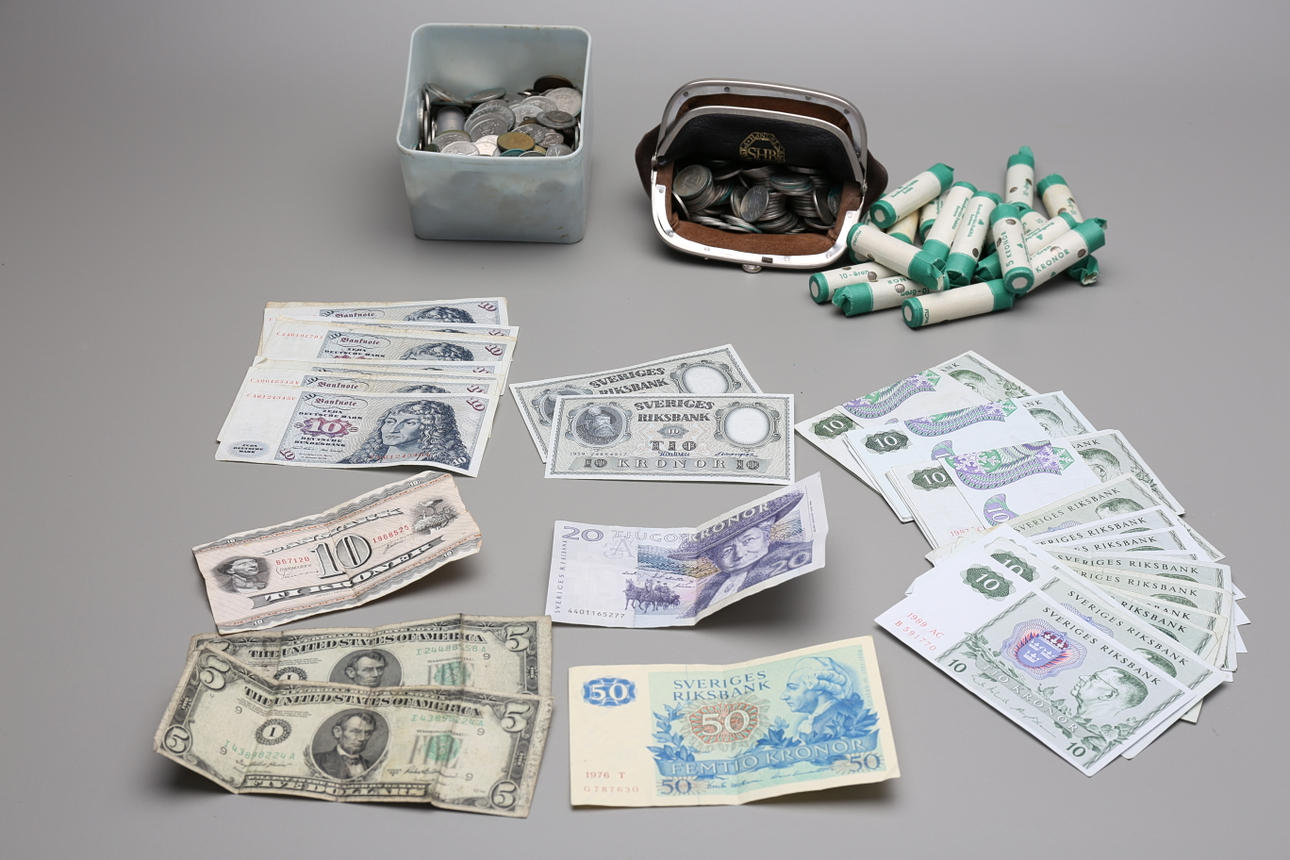 MYNT, SEDLAR, bla Sverige, 1900-tal.