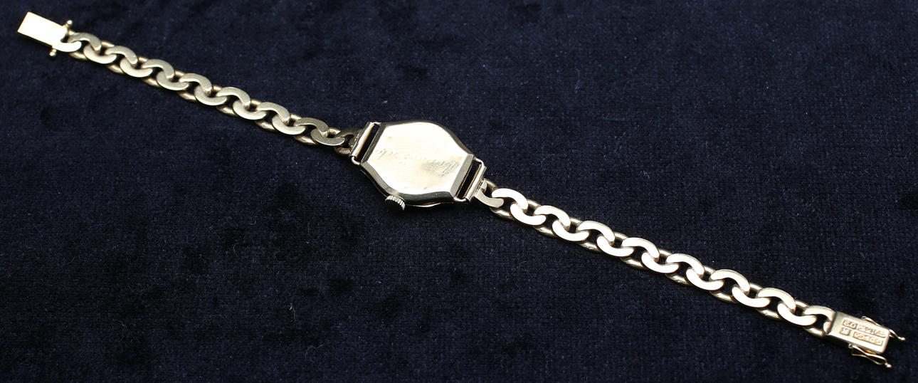 ARMBANDSUR, 14k och 18k guld, tot vikt 30,9 g.