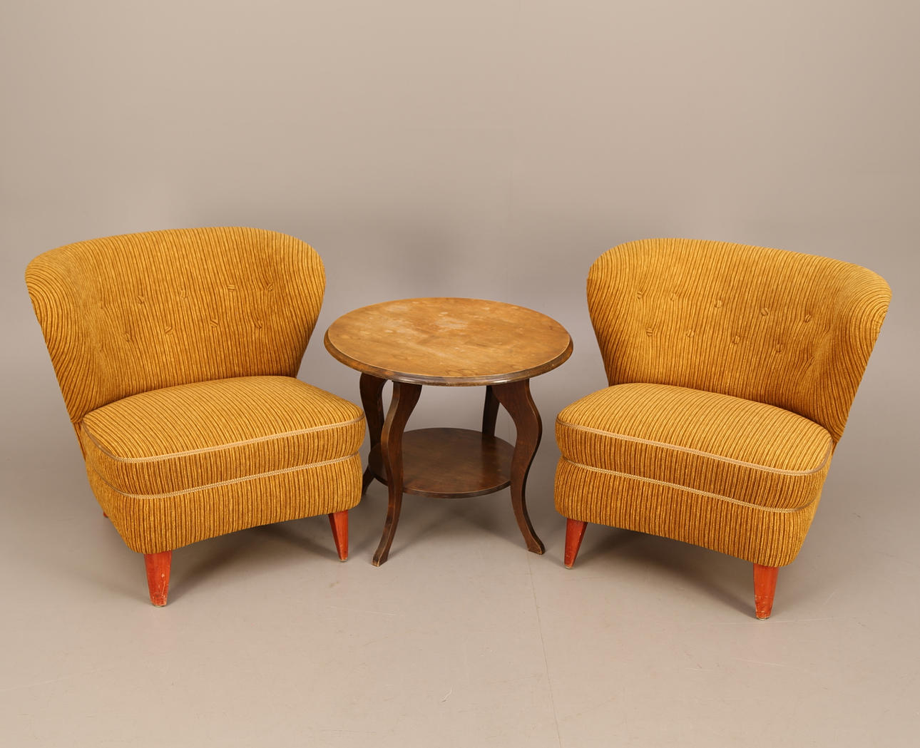 SALON GROUP, 3 partes, sillones + mesa, 1900.